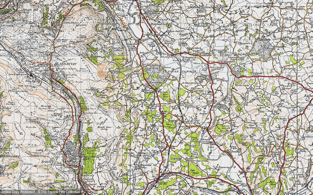 Old Map of Rhyd-y-meirch, 1946 in 1946