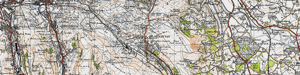 Old map of Rifle Green in 1947