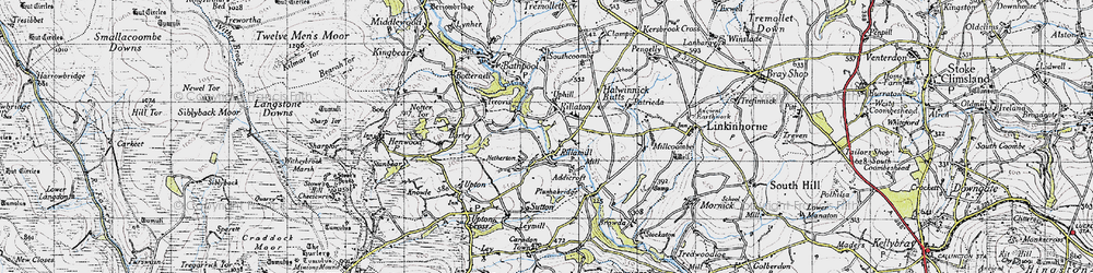Old map of Rillaton in 1946