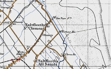 Old map of Rimac in 1946