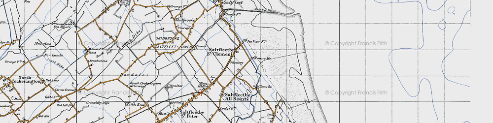 Old map of Rimac in 1946