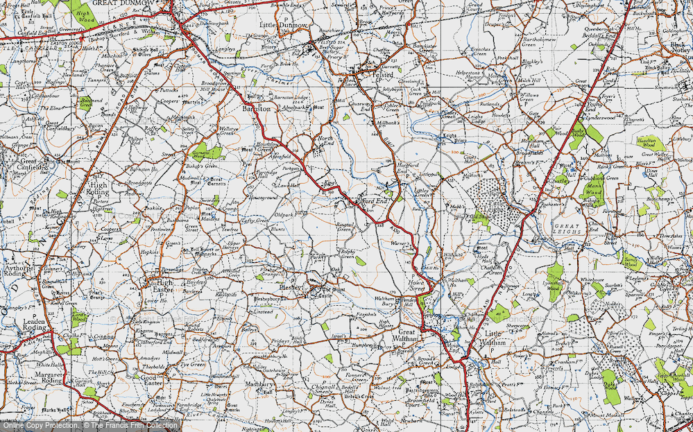 Old Map of Ringtail Green, 1946 in 1946