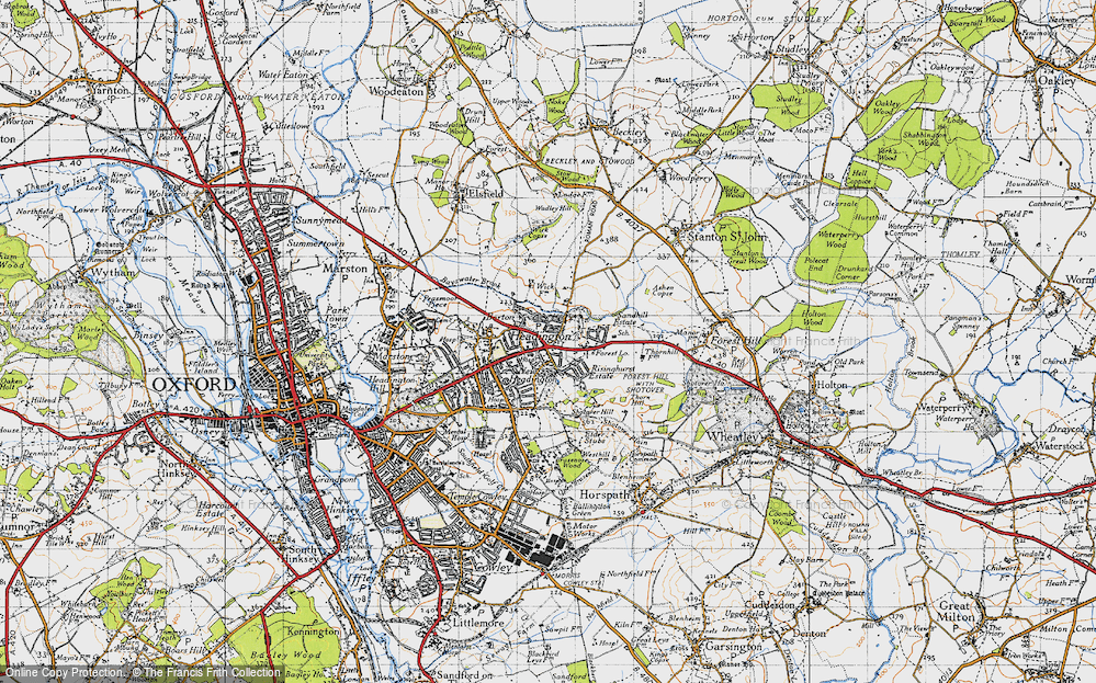Old Map of Risinghurst, 1946 in 1946