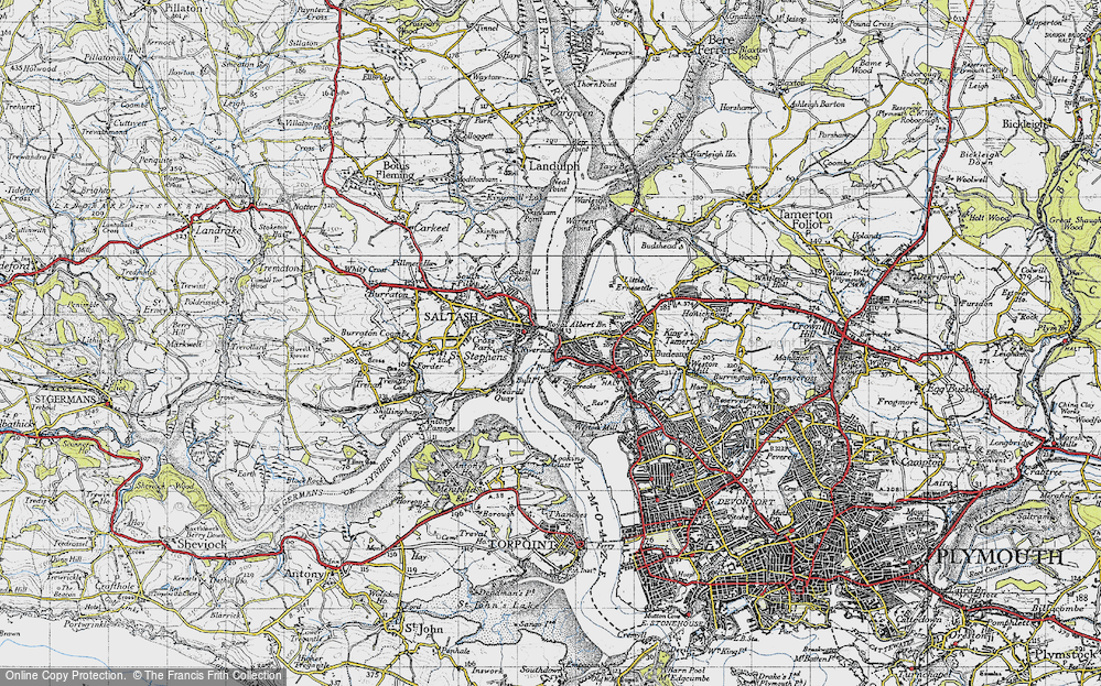 Old Map of Riverside, 1946 in 1946