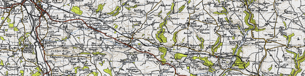 Old map of Riverton in 1946