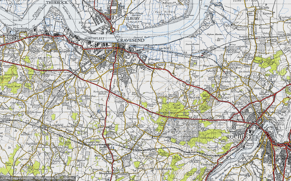 Old Maps of Riverview Park, Kent - Francis Frith