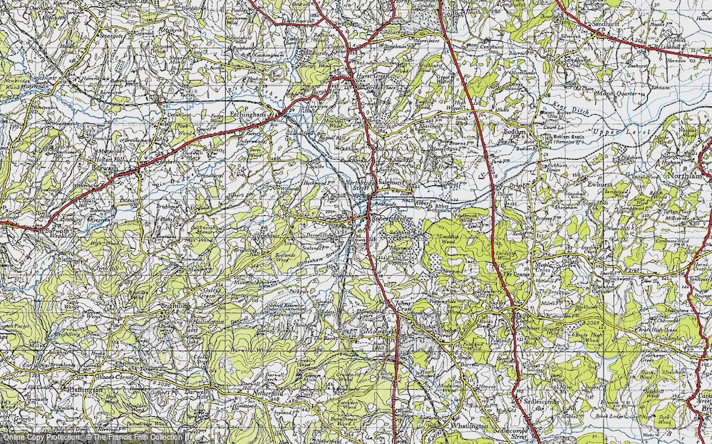 Old Map of Robertsbridge, 1940 in 1940