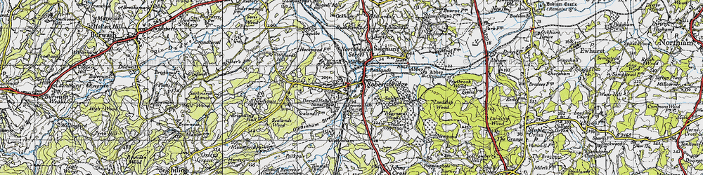 Old map of Robertsbridge in 1940