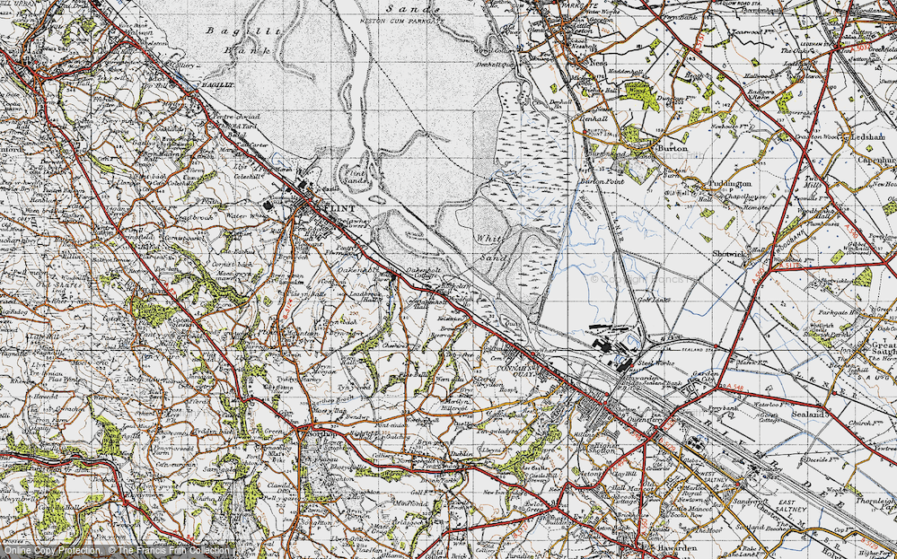 Old Map of Rockcliffe, 1947 in 1947