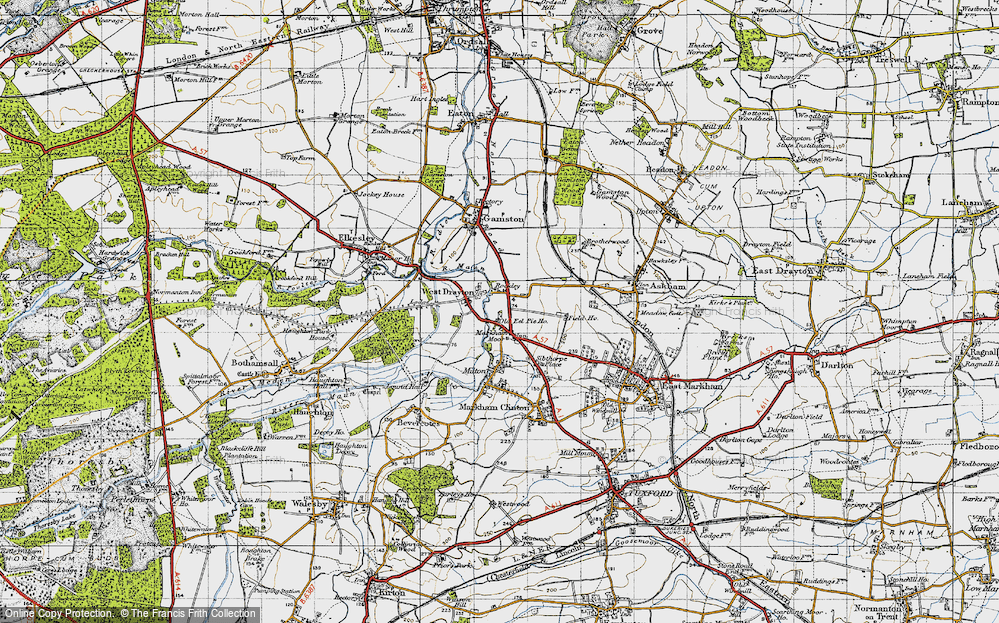 Old Map of Rockley, 1947 in 1947