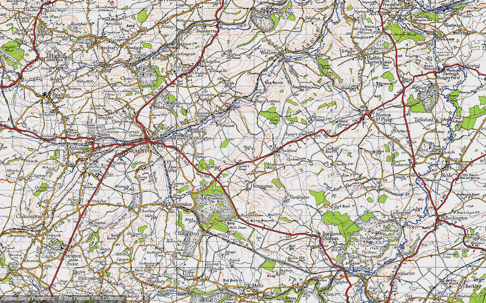 Old Map of Rockley Ford, 1946 in 1946