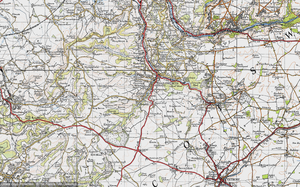 Old Map of Rockness, 1946 in 1946