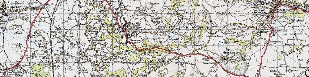 Old map of Rockstowes in 1946
