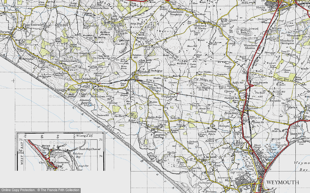 Old Map of Rodden, 1946 in 1946
