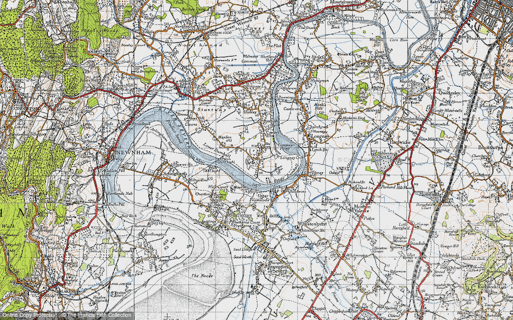 Old Map of Rodley, 1946 in 1946