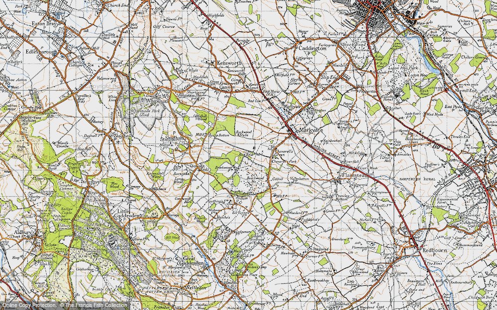 Old Map of Roe End, 1946 in 1946