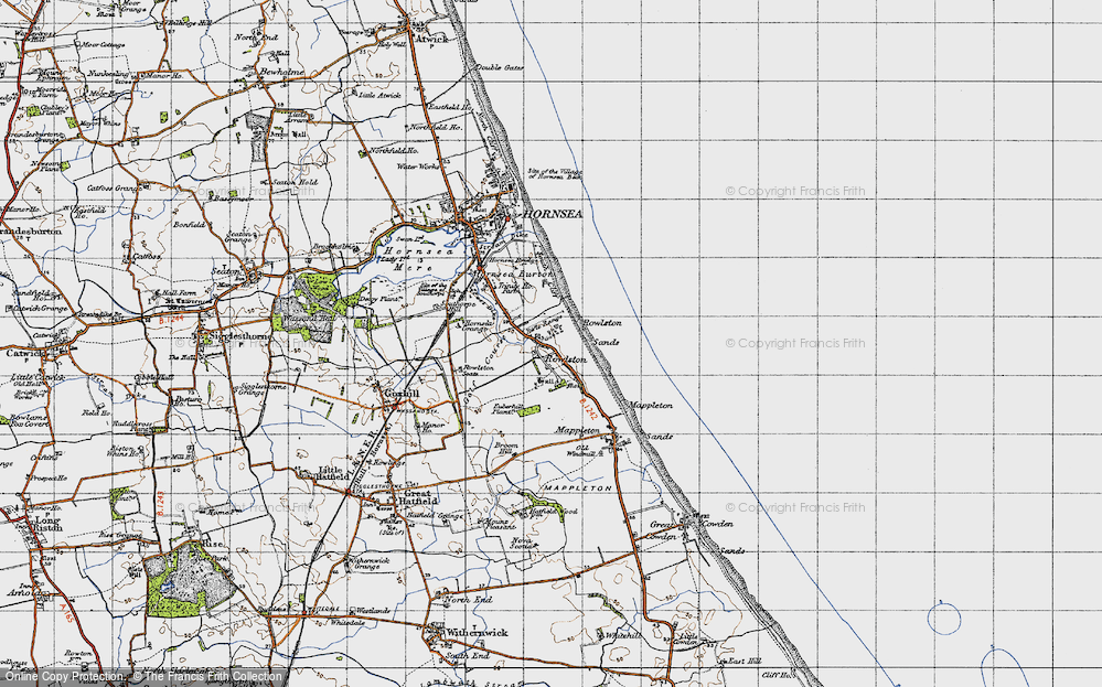 Old Map of Rolston, 1947 in 1947