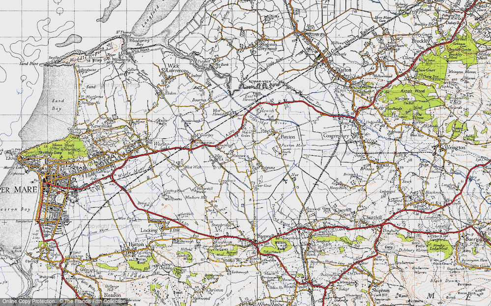 Old Map of Rolstone, 1946 in 1946