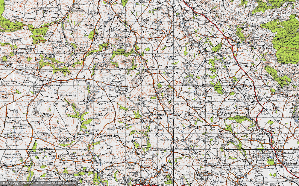 Old Map of Rook's Nest, 1946 in 1946