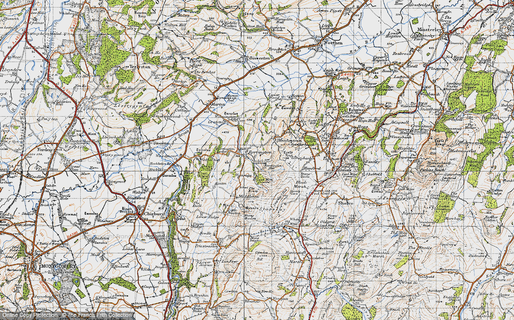 Old Map of Rorrington, 1947 in 1947