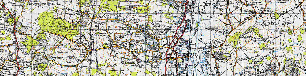 Old map of Rosedale in 1946
