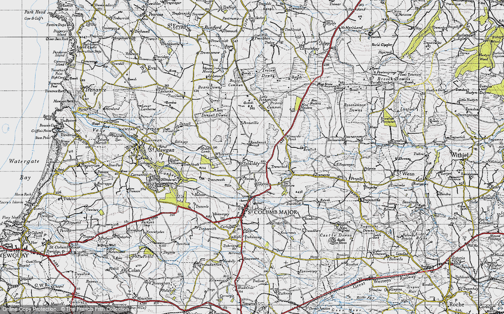 Old Map of Rosedinnick, 1946 in 1946