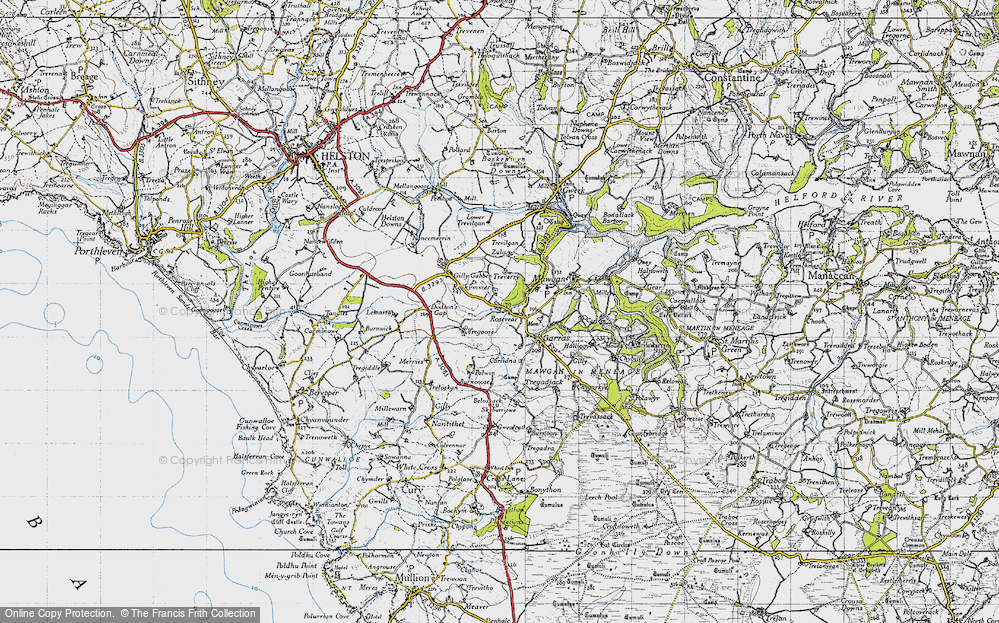 Old Map of Rosevear, 1946 in 1946