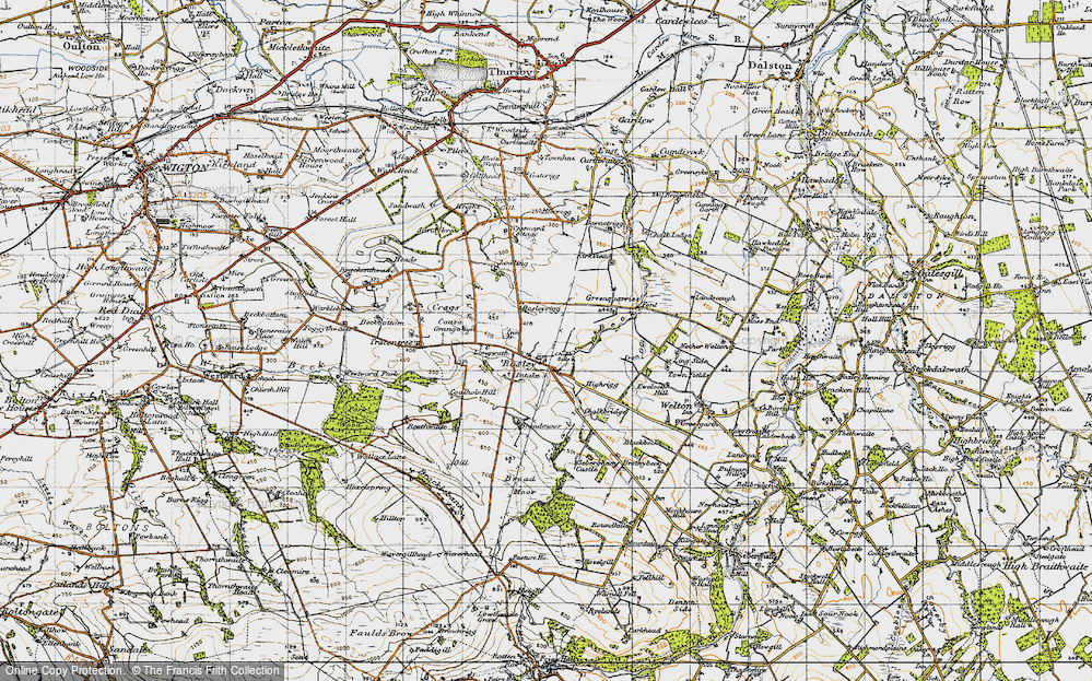 Old Map of Rosley, 1947 in 1947