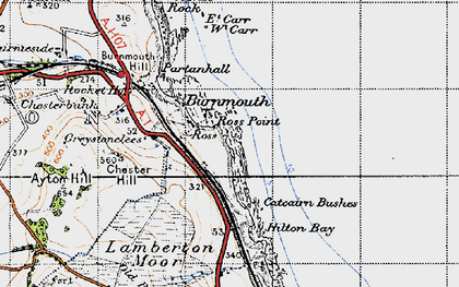 Old map of Ross in 1947