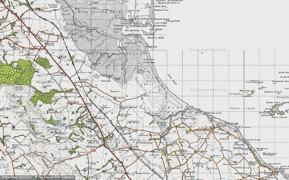 Old Map of Ross, 1947 in 1947