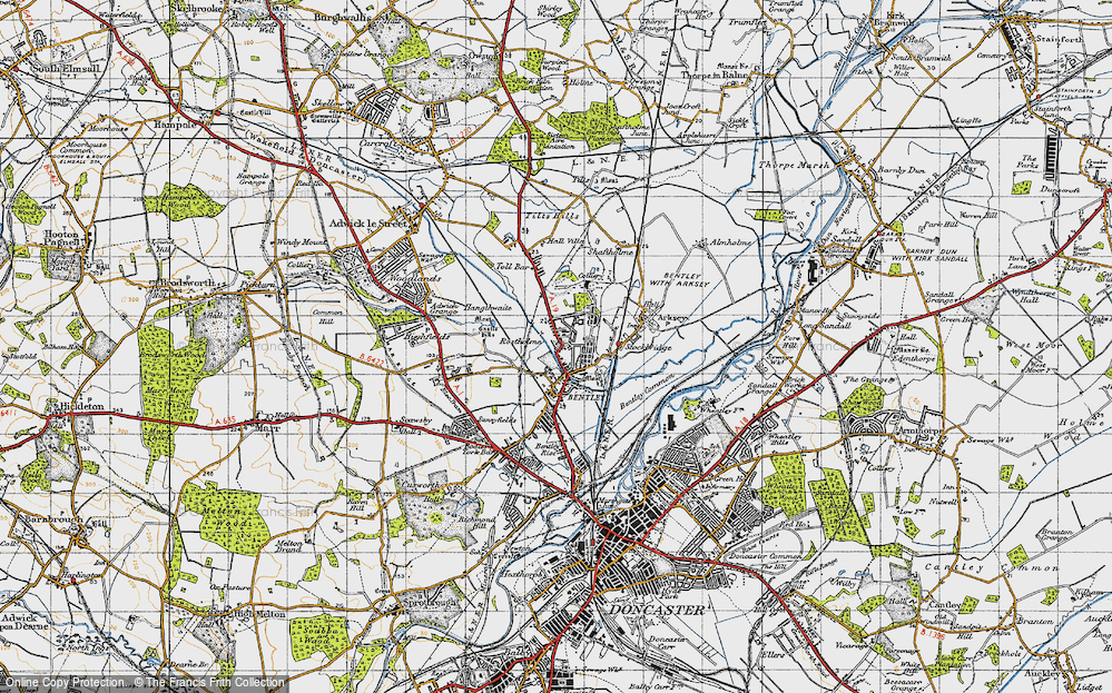 Old Map of Rostholme, 1947 in 1947