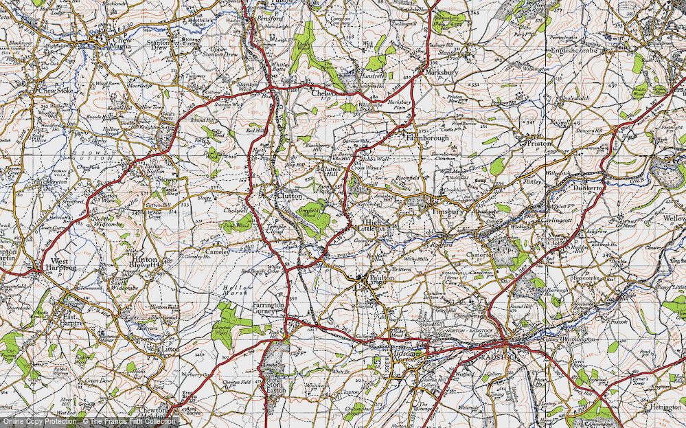 Old Map of Rotcombe, 1946 in 1946
