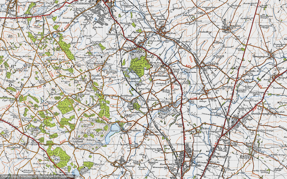 Old Map of Rothley Plain, 1946 in 1946