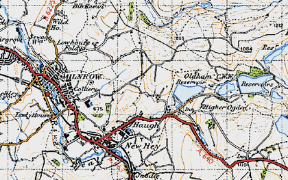 Old map of Rough Bank in 1947