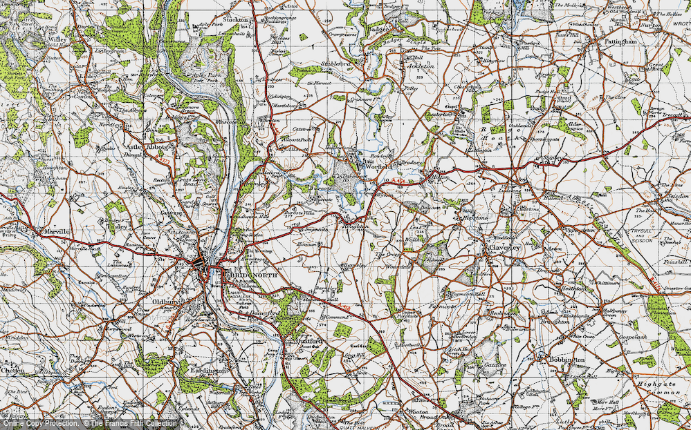 Old Map of Roughton, 1946 in 1946