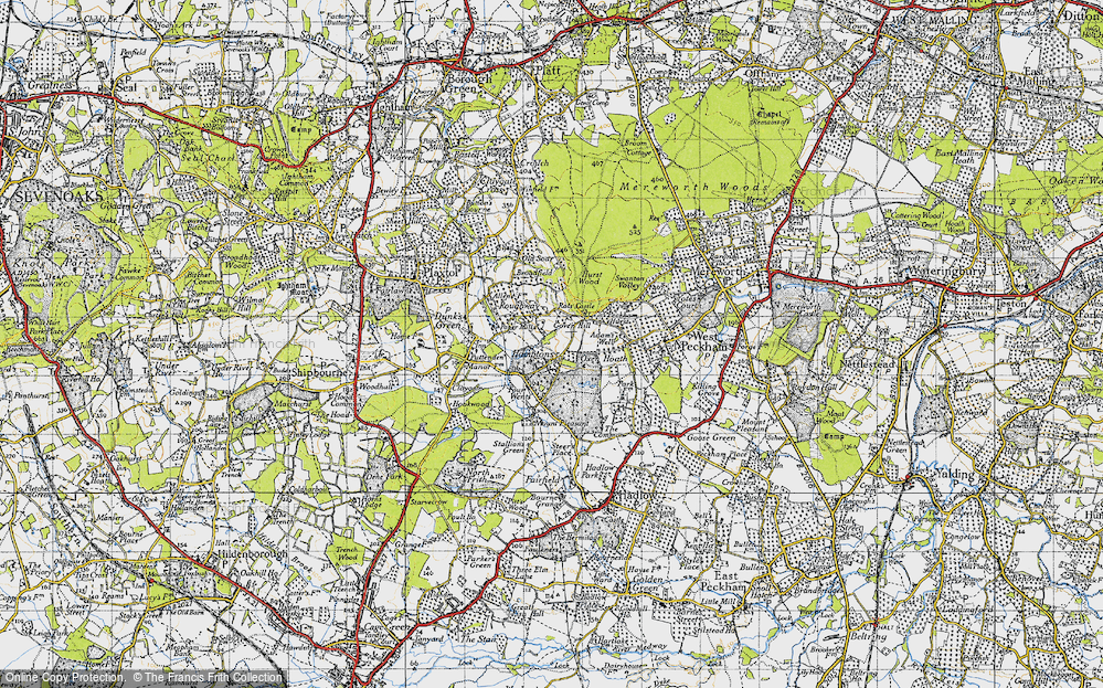 Old Map of Roughway, 1946 in 1946