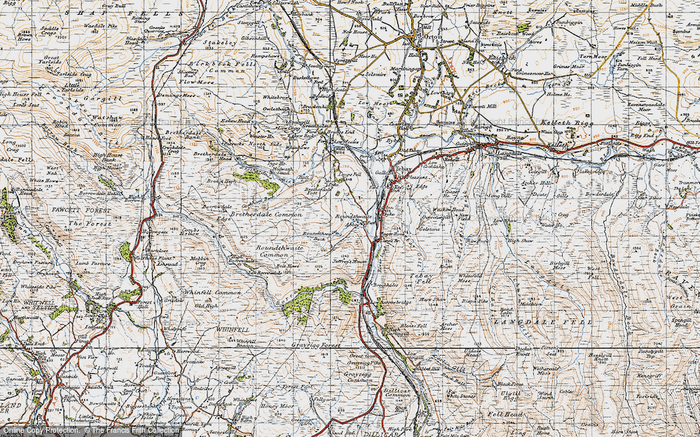 Old Map of Roundthwaite, 1947 in 1947