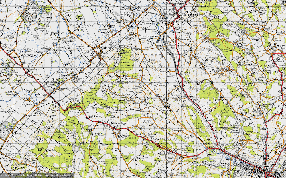 Old Map of Rout's Green, 1947 in 1947