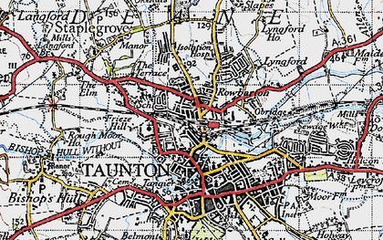 Old map of Rowbarton in 1946