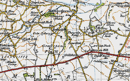 Old map of Rowden in 1947
