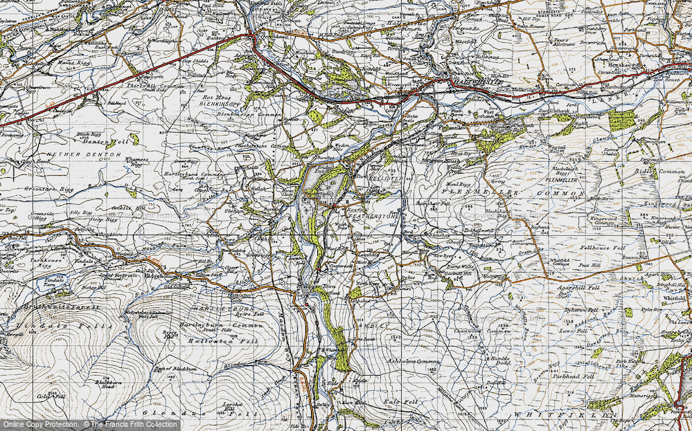 Old Map of Rowfoot, 1947 in 1947