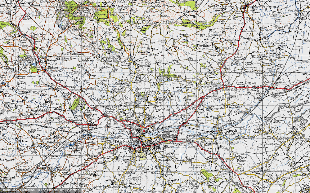 Old Map of Rowford, 1946 in 1946