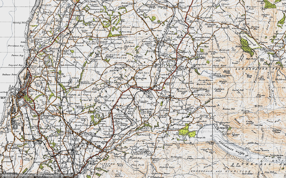 Old Map of Rowrah, 1947 in 1947