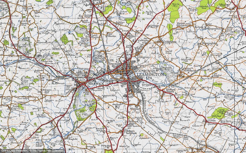 Old Map of Royal Leamington Spa, 1946 in 1946