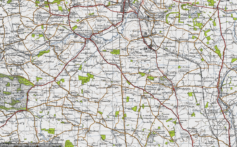 Old Map of Royal Oak, 1947 in 1947