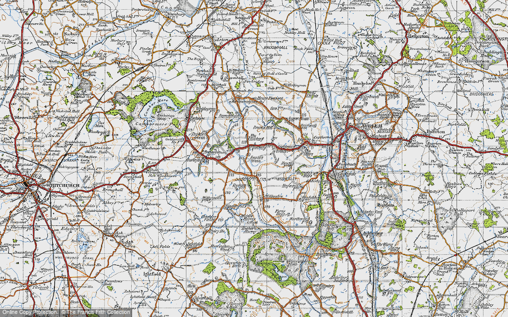Old Map of Royal's Green, 1947 in 1947
