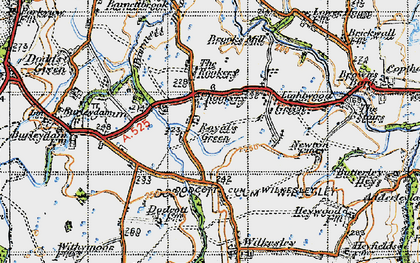 Old map of Royal's Green in 1947
