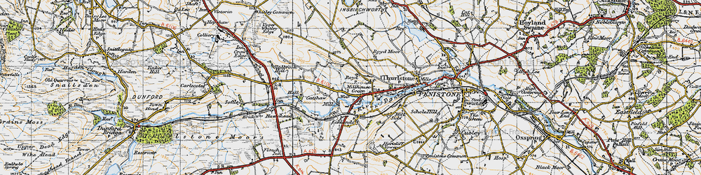 Old map of Royd in 1947