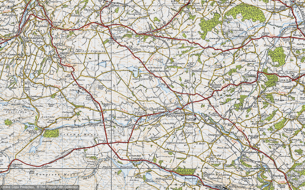 Old Map of Royd Moor, 1947 in 1947