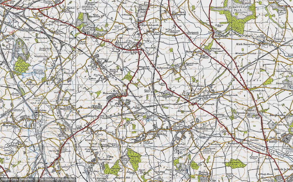 Old Map of Royd Moor, 1947 in 1947